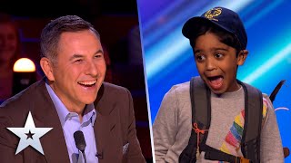 Aneeshwar Kunchala is a mini David Attenborough! | Auditions | BGT 2022 video