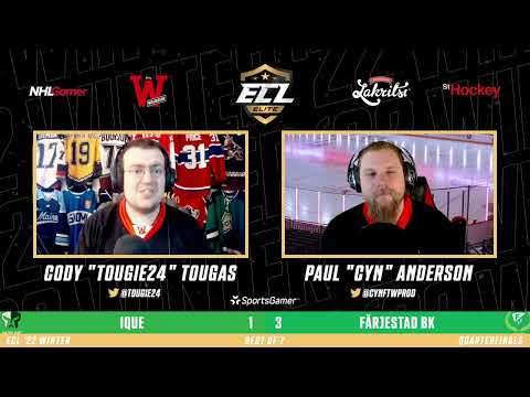 ECL '22 Winter - Elite Quarterfinals: IQUE vs Färjestad BK (Games 5-7)