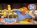 Blippi Visits An Orange Farm Blippi Kids Adventure Exploration Videos Moonbug Kids
