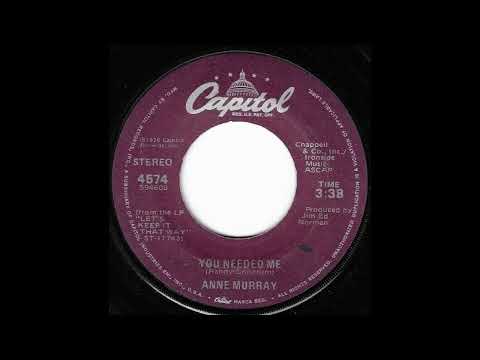 1104 You Needed Me (Anne Murray) - #1 on this day (1978)