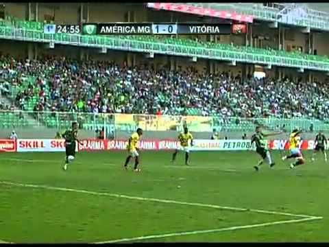 Gols - América MG 1 x 2 Vitória  - (16ª Rodada) Campeonato Brasileiro Série B 2012