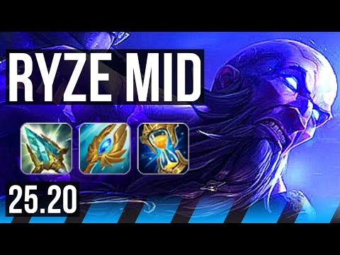 RYZE vs SYLAS (MID) | 15/2/16, Legendary | EUW Diamond | 25.20