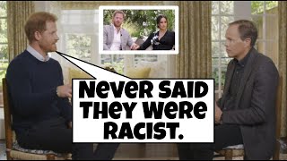 FACT CHECK: Prince Harry denies calling Royal Family Racist - Here's what was actually said.