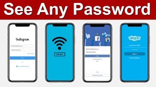 How To View Saved WiFi, Facebook Password on iPhone