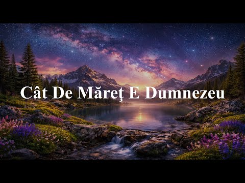 Cât De Măreţ E Dumnezeu - Cântec Divin