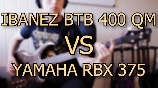 Video thumbnail for Ibanez BTB400QM Vs. Yamaha RBX375 - Bass Guitar Shootout by Metal Guitar Stuff / Tore Fagerheim