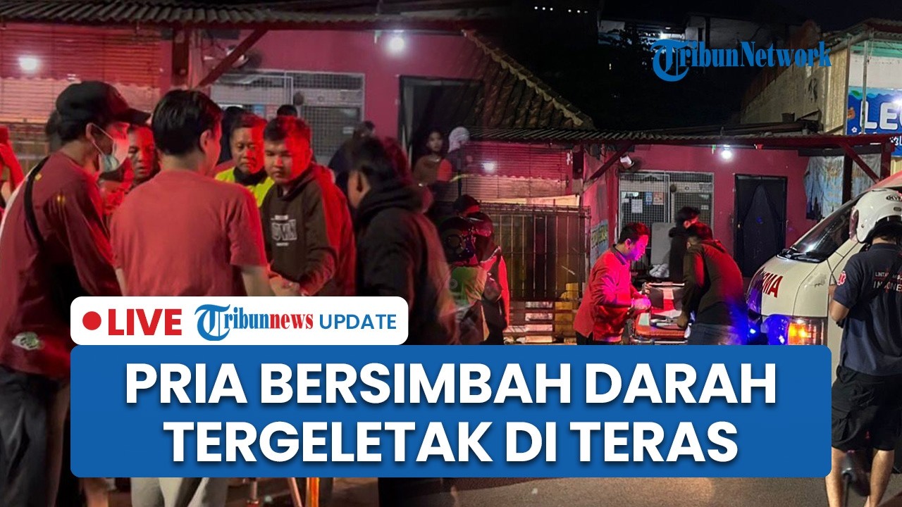 LIVE: Pria di Puspanjolo Semarang Ditemukan Bersimbah Darah di Teras Rumah, Diduga Korban Penusukan