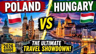 Poland vs Hungary 🇵🇱🇭🇺 | Ultimate Travel Showdown | Compare Cost, Food, Culture | The World Traveler