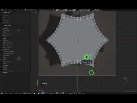 Blender 2.79: Inset and merge vertices using merge distance option