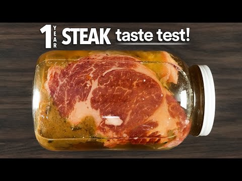 I tried to age Steaks for 1yr but this happened!