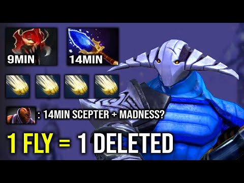 Just Pray When You See this Man Flying toward You | 14Min Aghanim + Madness Crazy Farm Sven DotA 2
