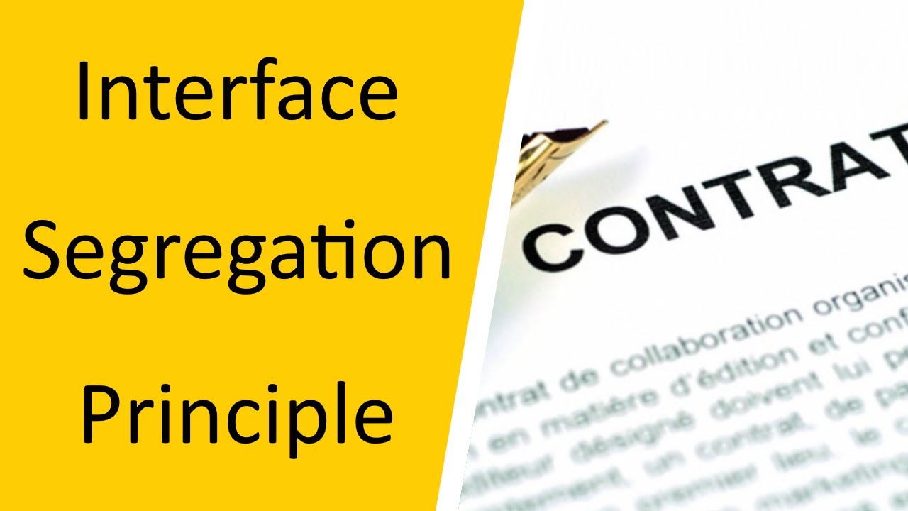 interface segregation