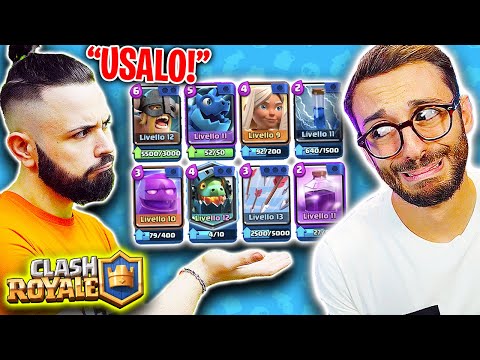 (epico!) CICCIO MI INSEGNA AD USARE IL SUO DECK!! Clash Royale con Cicciogamer89