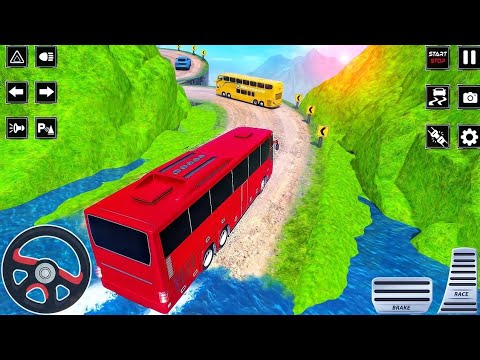 Offroad Coach Bus Driving 3D - Transport Uphill Driver Simulator - Android GamePlay SurTagg