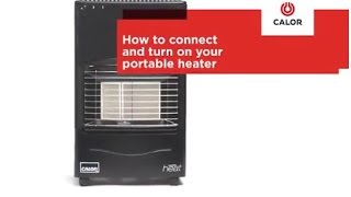 How To: Connect a Gas Bottle to a Portable Heater and Turn On