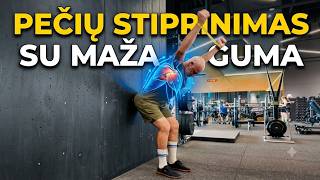 Sveiki pečiai - Pečių stiprinimas su maža guma