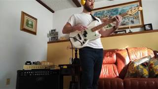Video thumbnail for Fender Mustang PJ Bass, Marshall Plexi clone by David S.