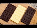 HOMEMADE CHOCOLATE BAR RECIPE L WITH BUTTER L WITHOUT COCONUT OIL Or COCOA BUTTER