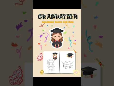 Graduation Coloring Pages 2026 Printable