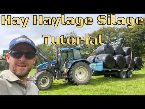 How To Make Hay, Haylage Or Silage.. The Whole Process Start To Finish Tutorial