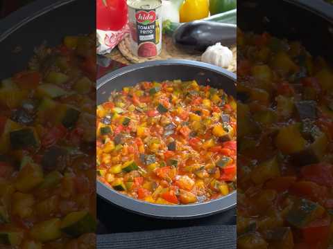 Easy and tasty vegetable ratatouille 🍅✨