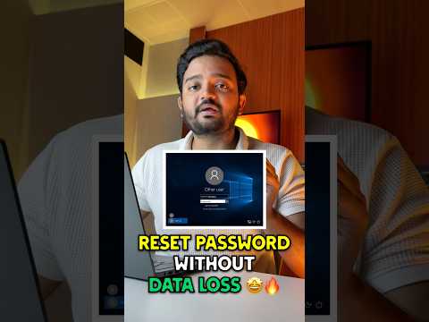Reset Your Windows PC Password Without Data Loss ❌🤩🔥 #pctips #tech #windows #trickblower