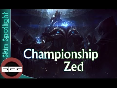 League of Legends Skin Review | Championship Zed Skin Spotlight