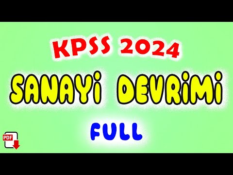10) Fransız İhtilali, Sanayi İnkılabı Genel Tekrar - KPSS Tarih 2024
