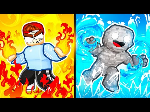 FEUER KRAFT vs. EIS KRAFT in Roblox!
