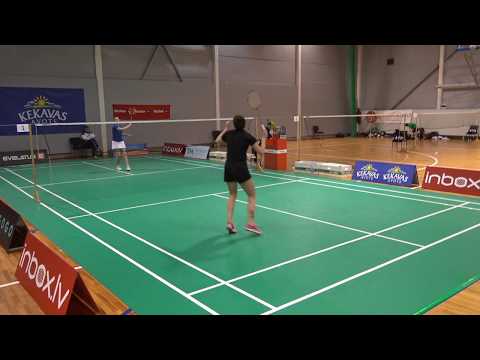 Latvijas U19 čempionāts badmintonā 2019. WS un MS medaļu spēles