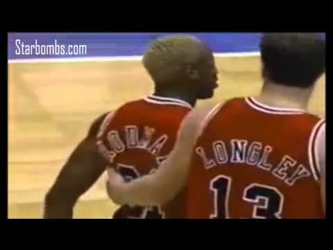 Dennis Rodman Headbutts Ref and Flips Out