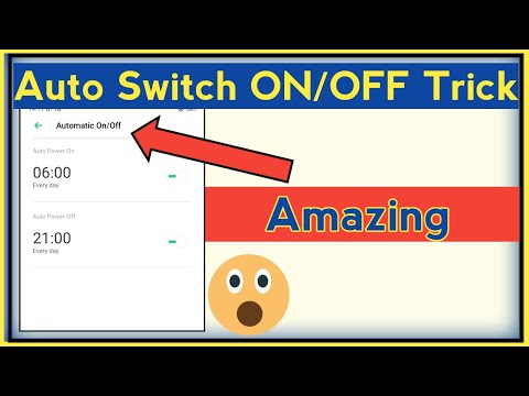Auto Switch On/Off Trick | Mobile Ko Automatic Switch On/Off Kaise Karen | Settings