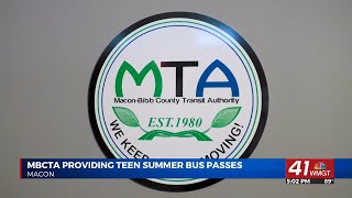 Macon-Bibb County Transit Authority offering $25 summer bas pass for teenagers