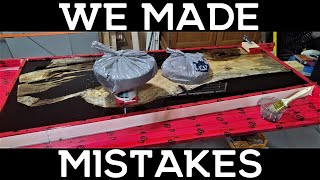 Black Epoxy Coffee Table Part 1 / Things didn't go as I planned