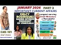 Class 1021 JANUARY 2026 PART 3 Current Affairs In Kannada Amaresh Pothnal Amar S Classes