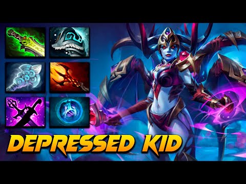 depressed kid Queen of Pain - Dota 2 Pro Gameplay [Watch & Learn]