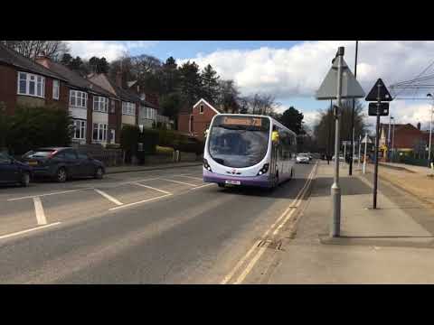 First South Yorkshire 63001 on Middlewood Road with a School Service 731 to Commonside