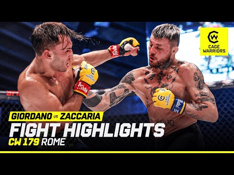 NAPLES IN THE BUILDING 🏠 | Alessandro Giordano VS. Emanuele Zaccaria | CW 179 Rome Fight Highlights