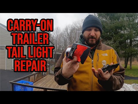 Carry-on Trailer Tail Light Repair