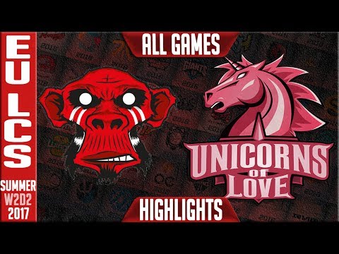 MM vs UOL Highlights ALL GAMES | EU LCS Week 2 Day 1 Summer 2017