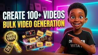 How to Create 100+ Videos in Minutes for FREE (Bulk AI Video Generation 2026)