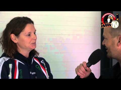 White Hawks Hvide Hær med TV2 Sports fanbus