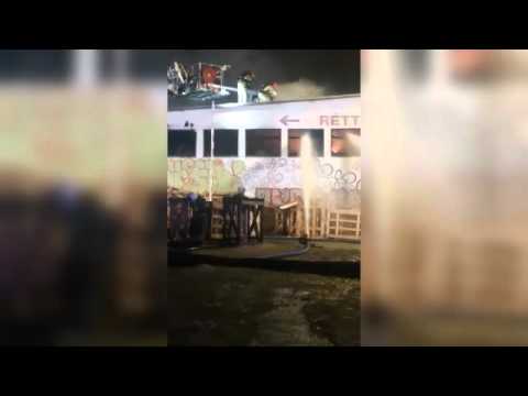 Eldur á Grettisgötu 7.3.2016