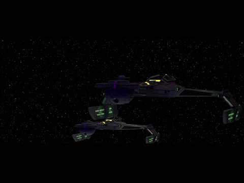 Klingon Warbirds Attack V'Ger (Trek 2009 ships)