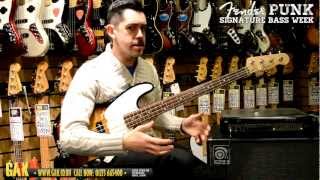 Video thumbnail for Fender - Mike Dirnt (Green Day) Precision Bass Demo at GAK! by GAK