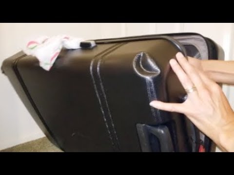 How to Fix & Remove Dent on Your Hard Plastic Shell Luggage