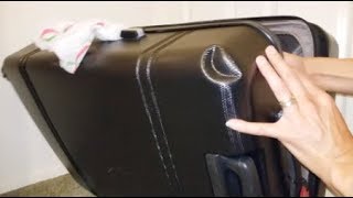 DIY! How To Fix & Remove Dent On Your Hard Plastic Shell Luggage!