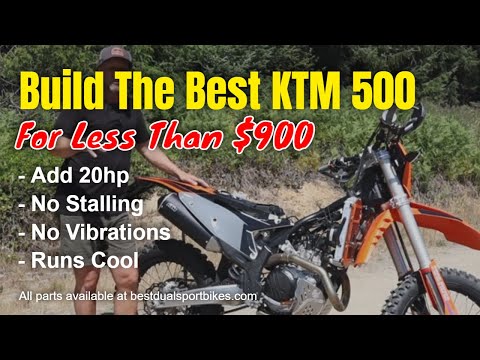 Build the Best 2024-26 KTM 500 for Only $900 -  Add 20hp, No Stalling, No Vibrations, Runs Cool
