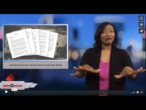 Democrats push for release of second memo (ASL - 2.5.18)