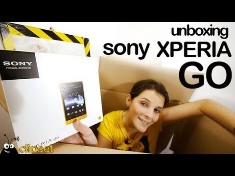 Sony Xperia Go unboxing